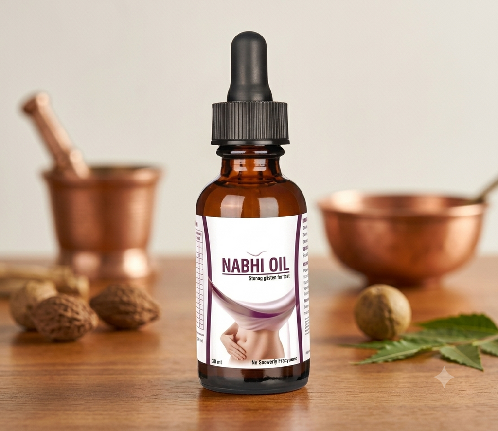 Nabhi Therapy Oil 🌿 Ayurvedic Belly Button Wellness Care