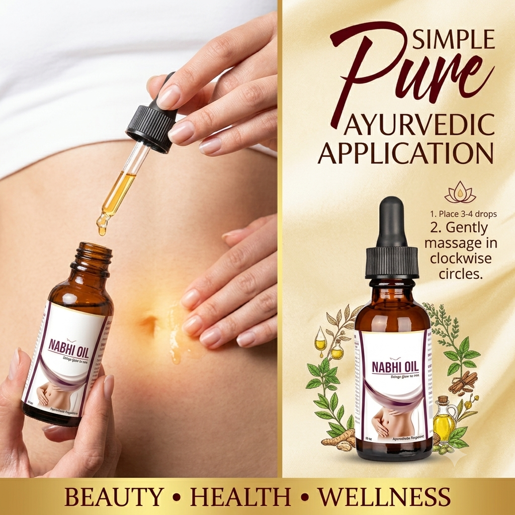 Nabhi Therapy Oil 🌿 Ayurvedic Belly Button Wellness Care