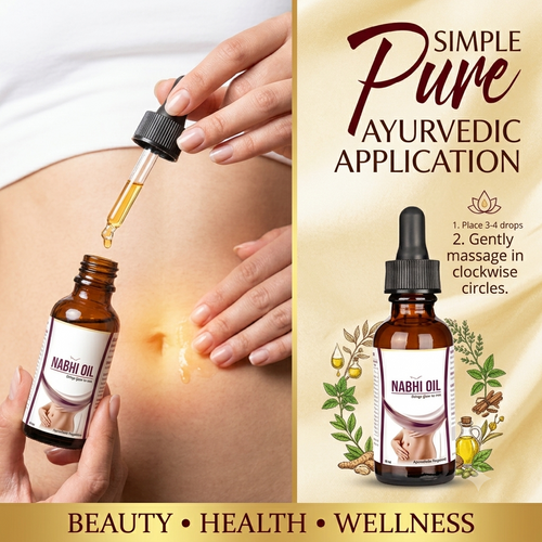 Nabhi Therapy Oil 🌿 Ayurvedic Belly Button Wellness Care
